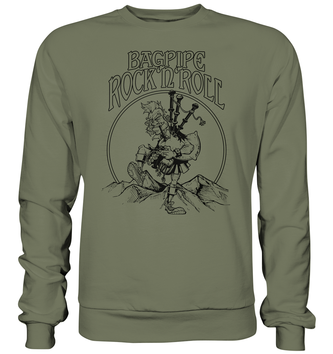 Bagpipe Rock'n'Roll - Premium Sweatshirt