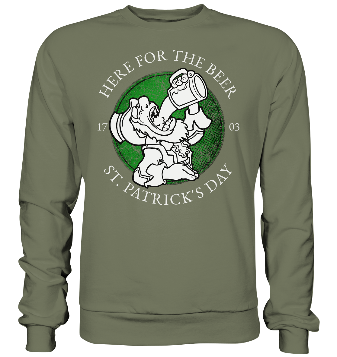 Here For The Beer "St. Patrick's Day" - Premium Sweatshirt