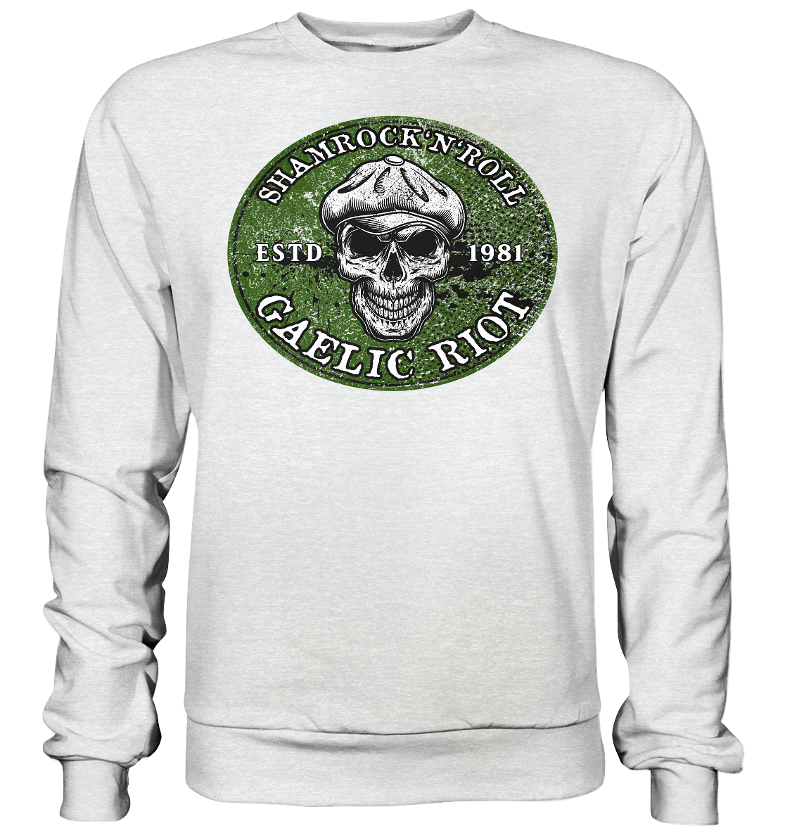 Shamrock And Roll "Skull / Gaelic Riot" - Premium Sweatshirt