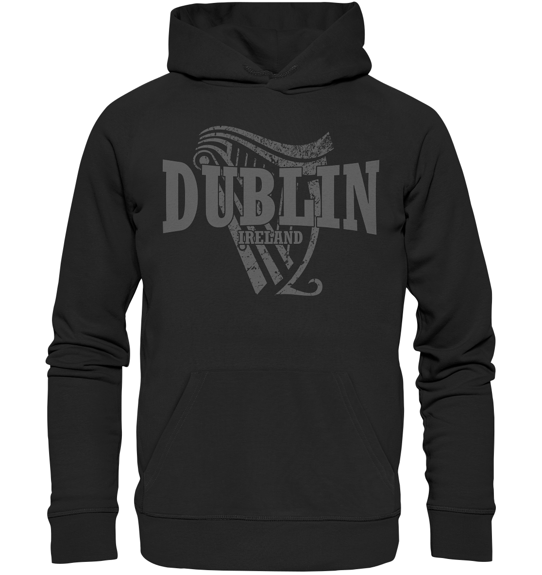 Dublin "Ireland - Harp II" - Premium Unisex Hoodie