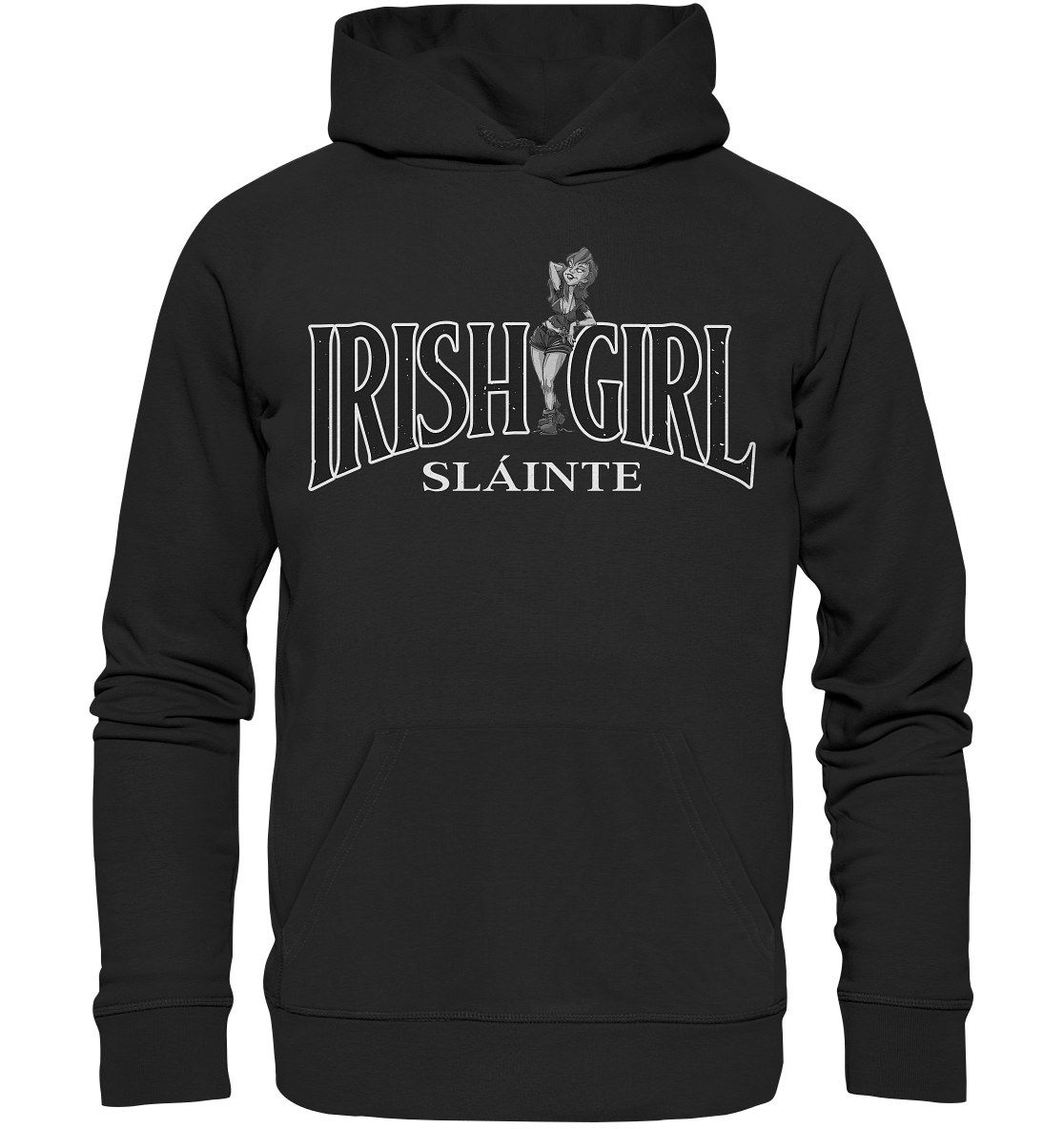 Irish Girl "Sláinte" - Premium Unisex Hoodie