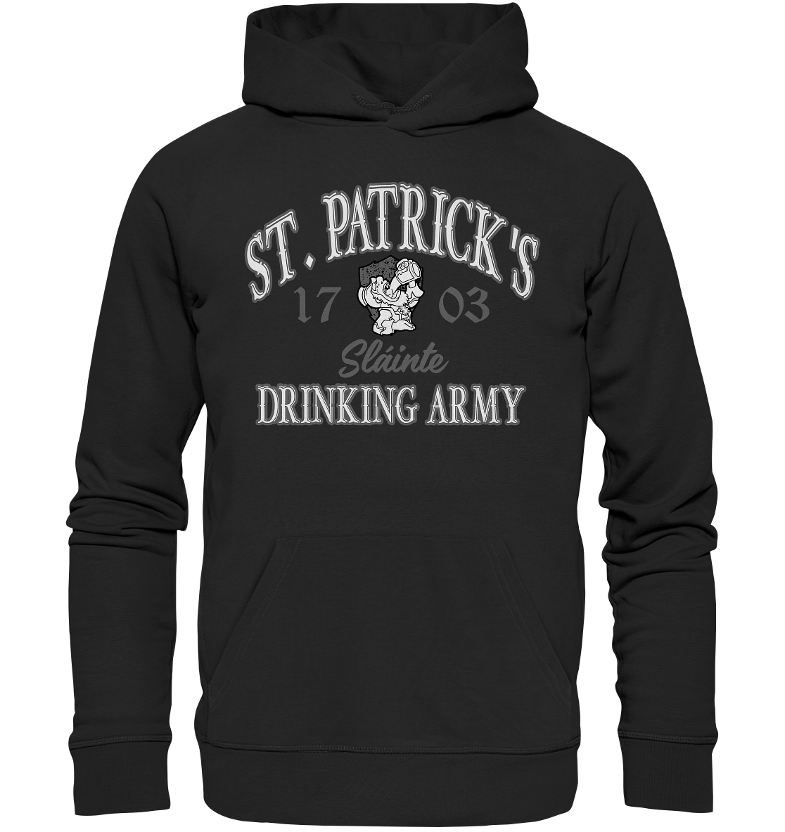 St. Patrick's Drinking Army "Sláinte" - Premium Unisex Hoodie