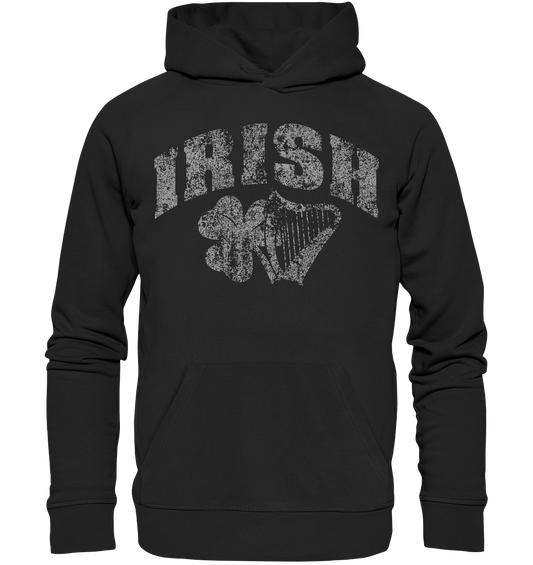 Irish "Shamrock & Harp" - Premium Unisex Hoodie