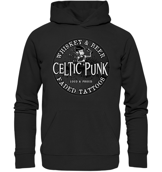 Celtic Punk "Whiskey, Beer & Faded Tattoos" - Premium Unisex Hoodie
