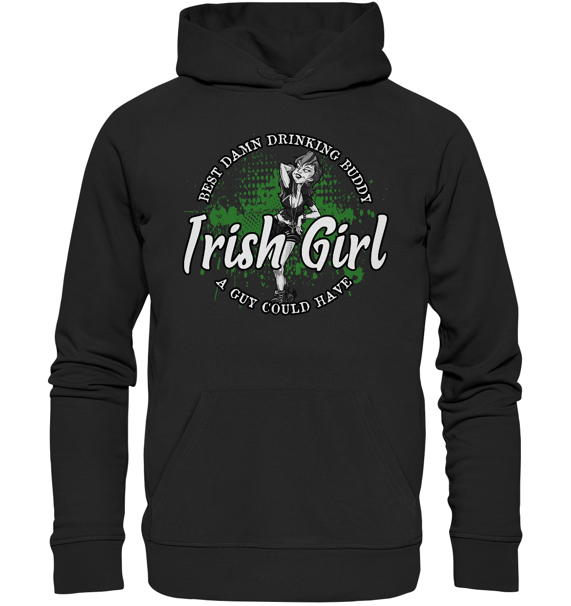 Irish Girl "Drinking Buddy" - Premium Unisex Hoodie