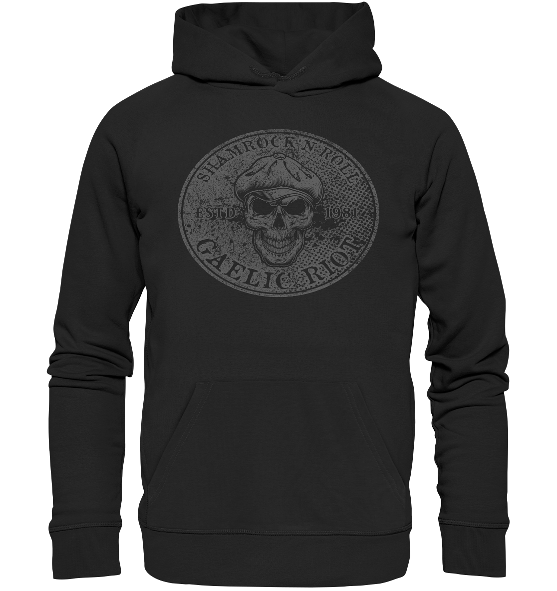 Shamrock And Roll "Skull / Gaelic Riot" - Premium Unisex Hoodie