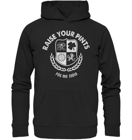 Raise Your Pints "Póg Mo Thóin" - Premium Unisex Hoodie