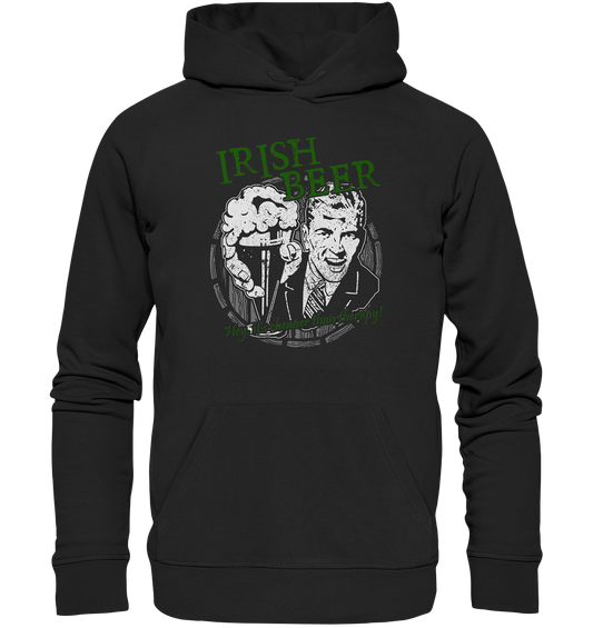 Irish Beer " Hey, It's Cheaper Than Therapy" - Premium Unisex Hoodie