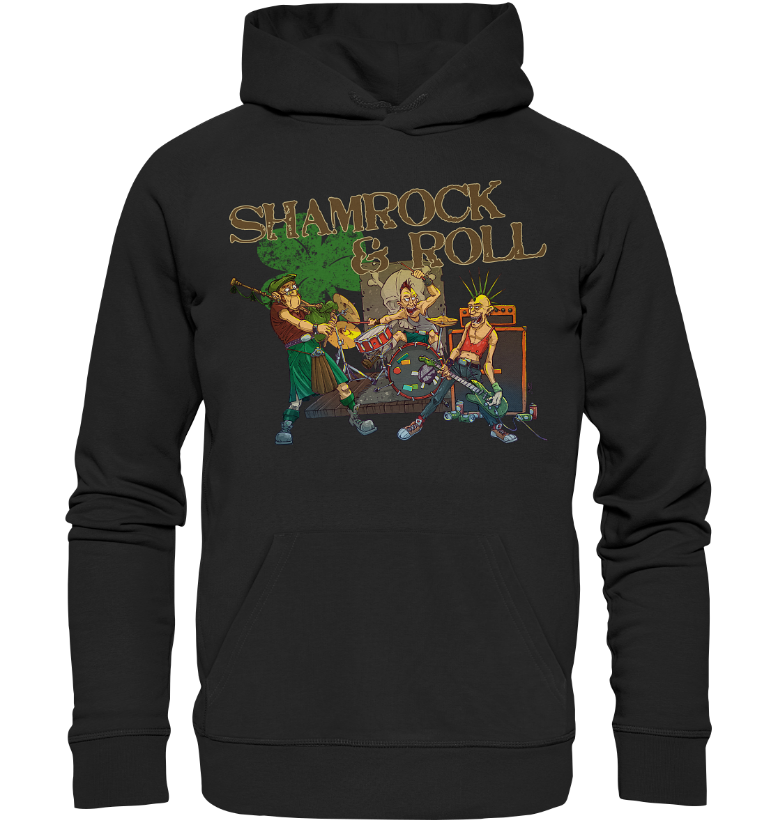 Shamrock & Roll "Band" - Premium Unisex Hoodie