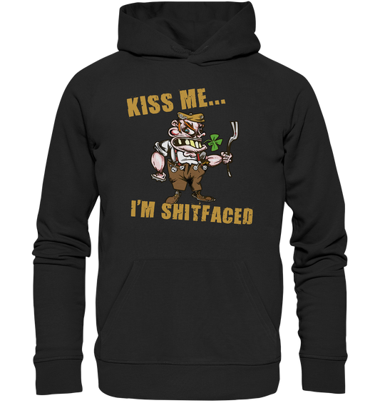 Kiss Me I'm Shitfaced - Premium Unisex Hoodie