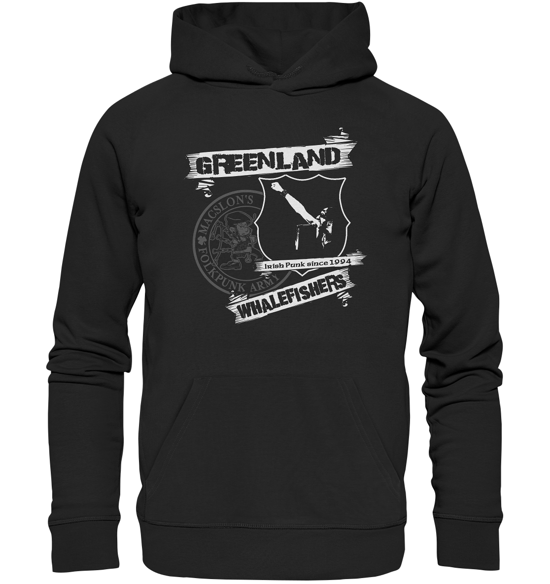 Greenland Whalefishers "MacSlon's Folkpunk Army" - Premium Unisex Hoodie