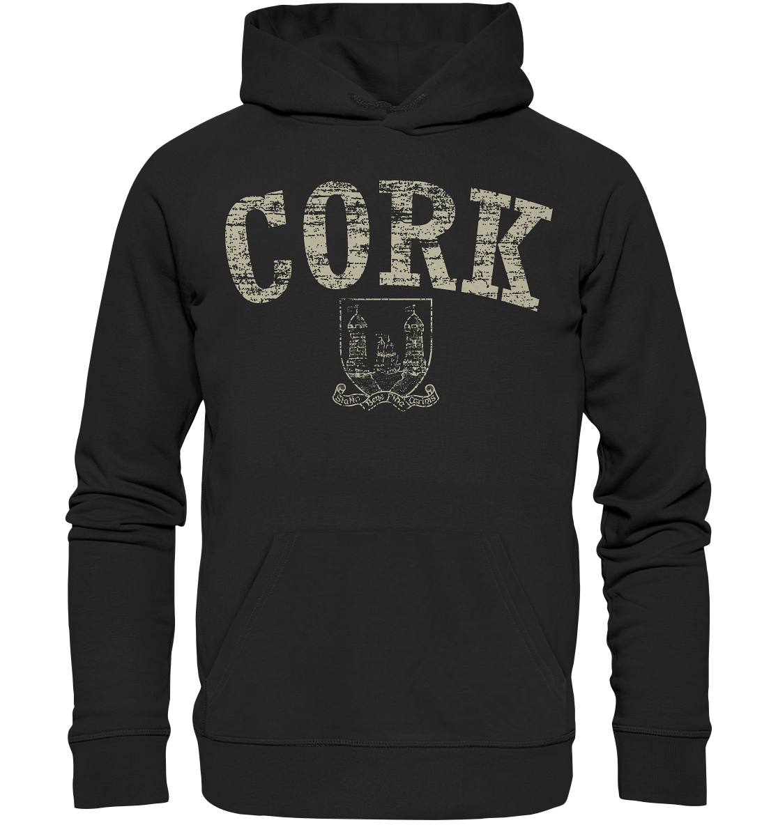 "Cork - Statio Bene Fida Carinis" - Premium Unisex Hoodie