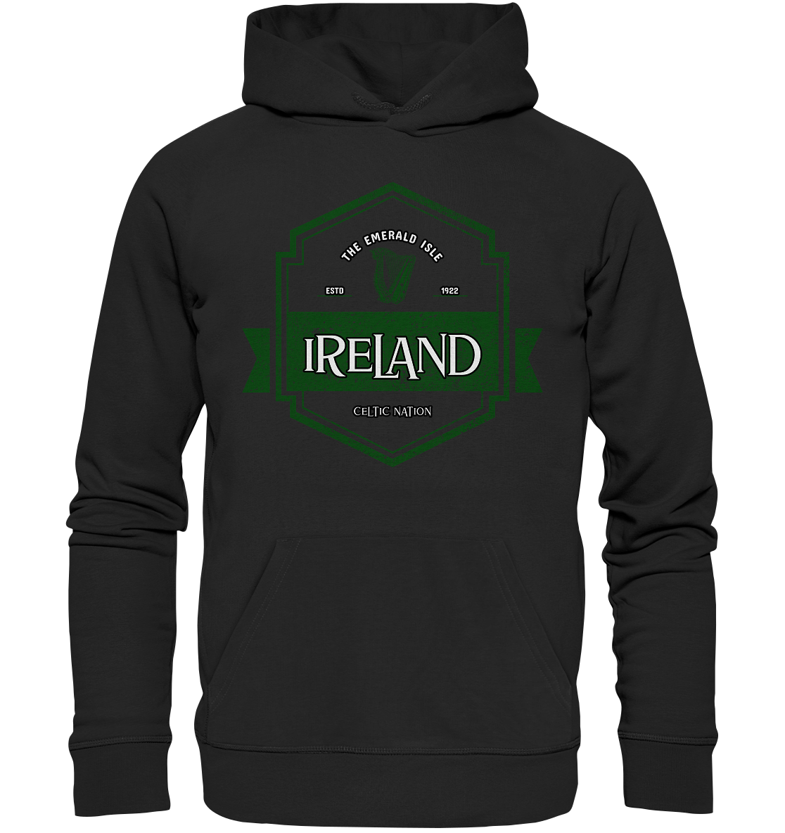 Ireland "The Emerald Isle / Celtic Nation" - Premium Unisex Hoodie