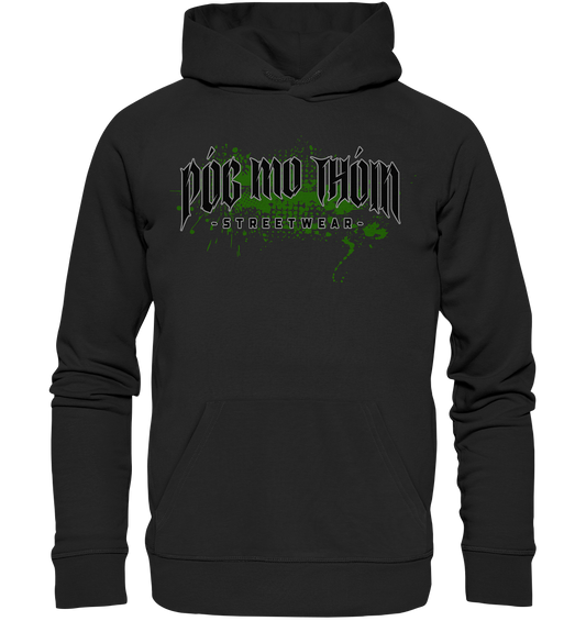 Póg Mo Thóin Streetwear "Splatter Logo" - Premium Unisex Hoodie