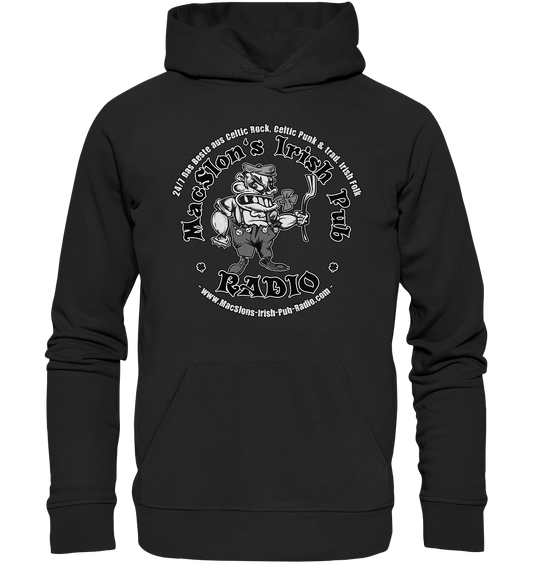 MacSlon's Radio "24/7 - Shitface Bastard Logo" - Premium Unisex Hoodie