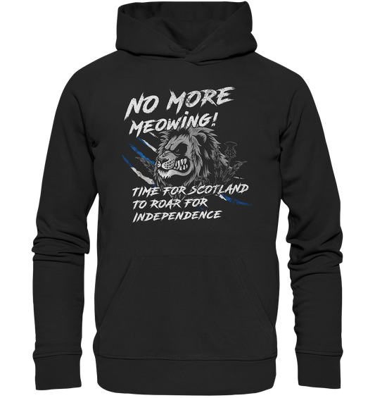 No More Meowing "Scotland Roar" - Premium Unisex Hoodie
