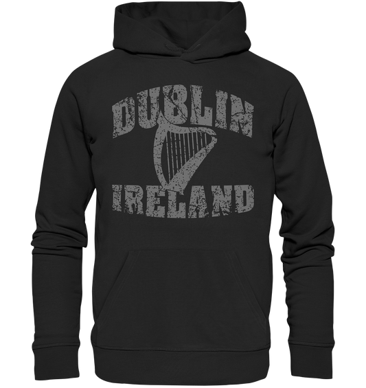 Dublin Ireland Harp - Premium Unisex Hoodie