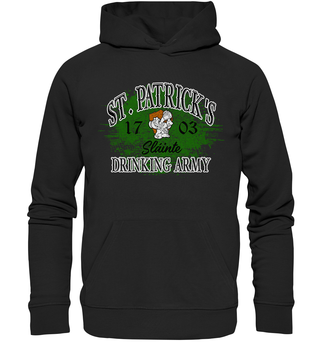 St. Patrick's Drinking Army "Sláinte" - Premium Unisex Hoodie