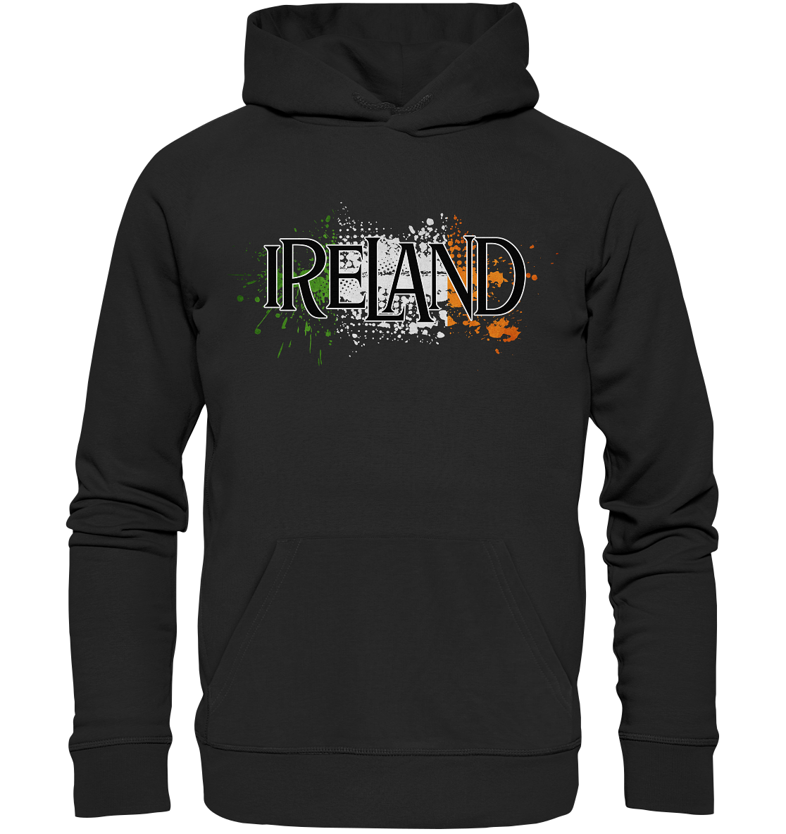 Ireland "Flag Splatter" - Premium Unisex Hoodie
