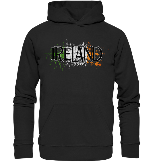 Ireland "Flag Splatter" - Premium Unisex Hoodie