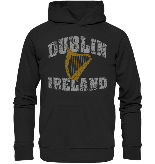 Dublin Ireland Harp - Premium Unisex Hoodie