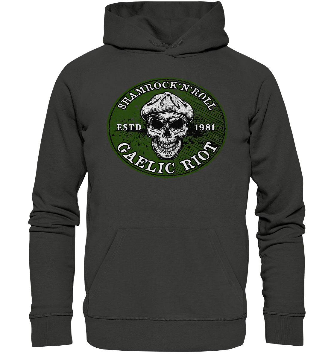 Shamrock And Roll "Skull / Gaelic Riot" - Premium Unisex Hoodie