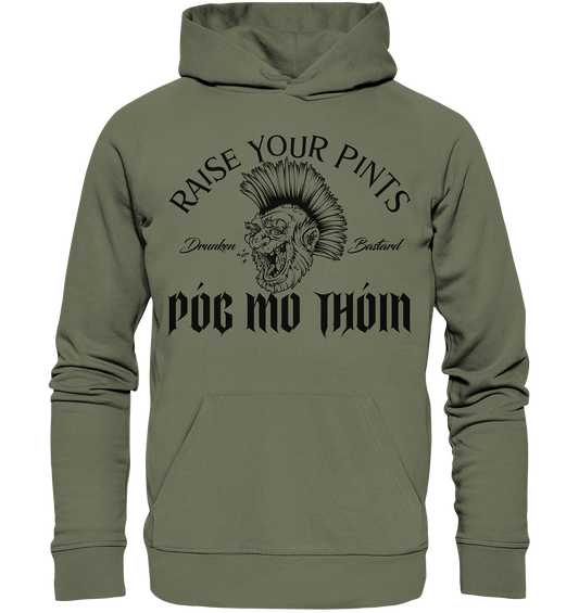 Póg Mo Thóin Streetwear "Drunken Bastard" - Premium Unisex Hoodie