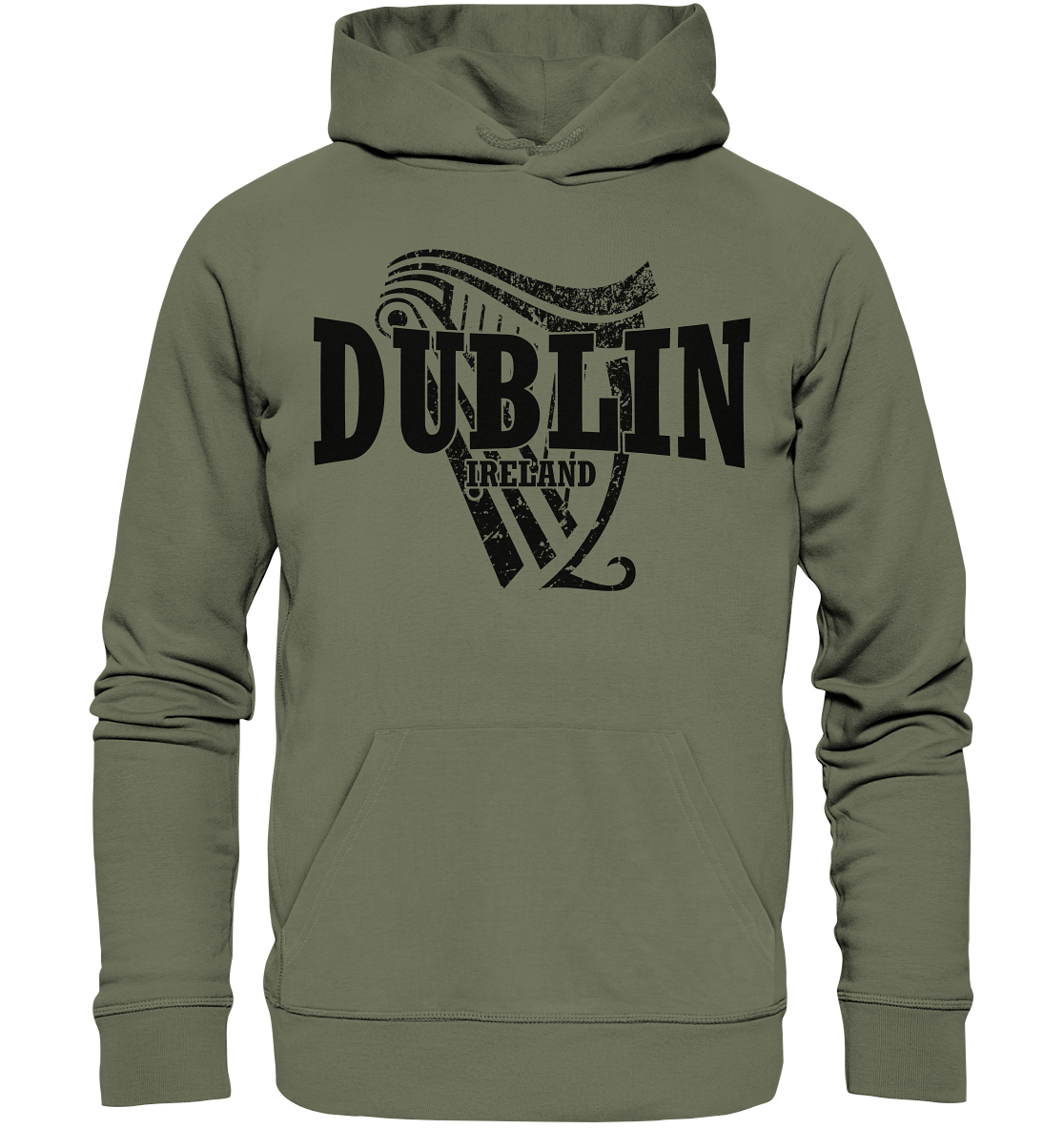 Dublin "Ireland - Harp II" - Premium Unisex Hoodie