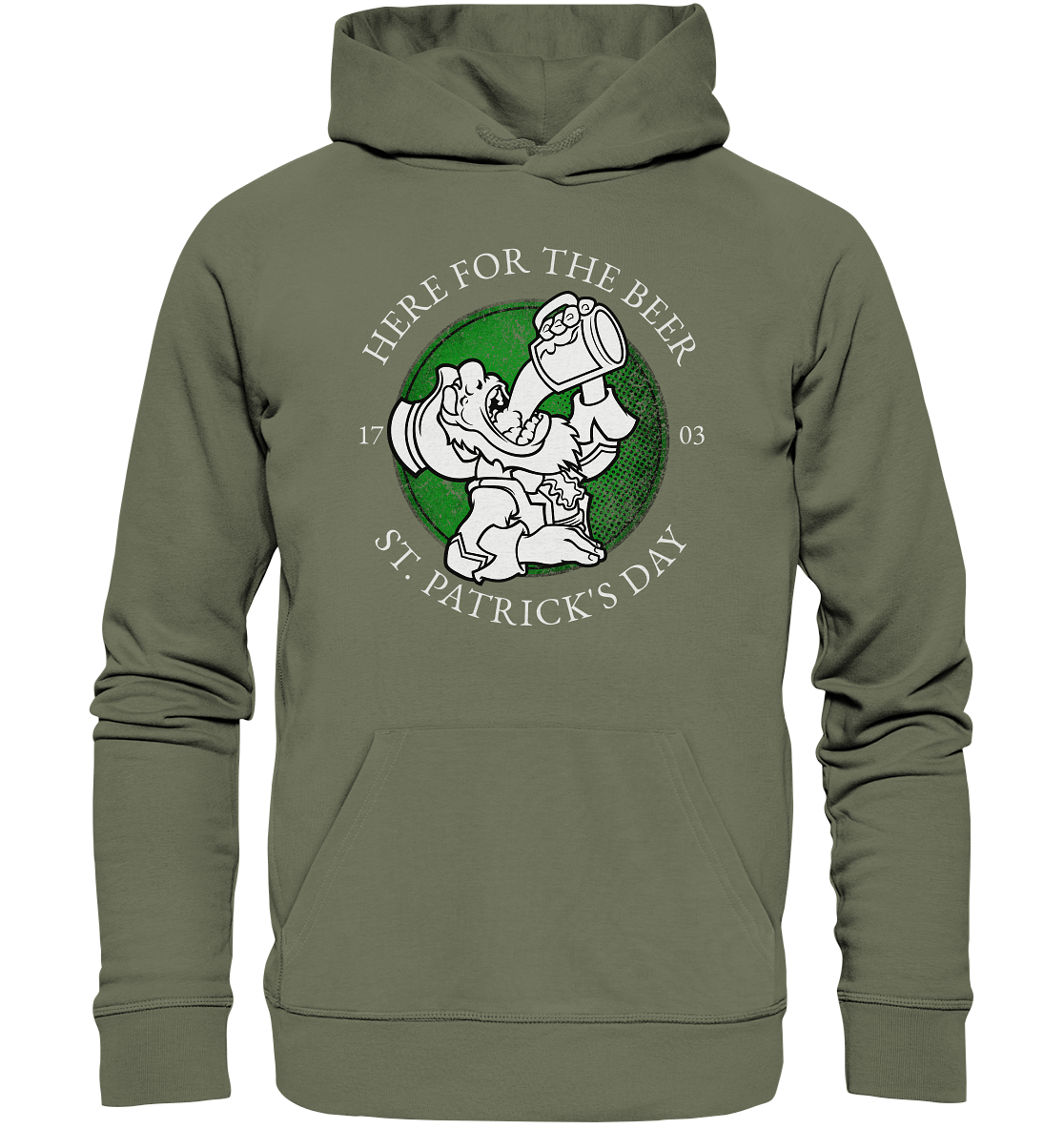 Here For The Beer "St. Patrick's Day" - Premium Unisex Hoodie