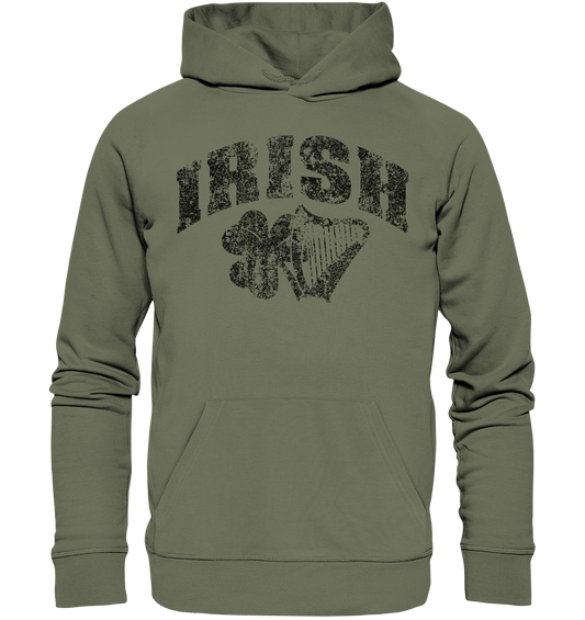 Irish "Shamrock & Harp" - Premium Unisex Hoodie