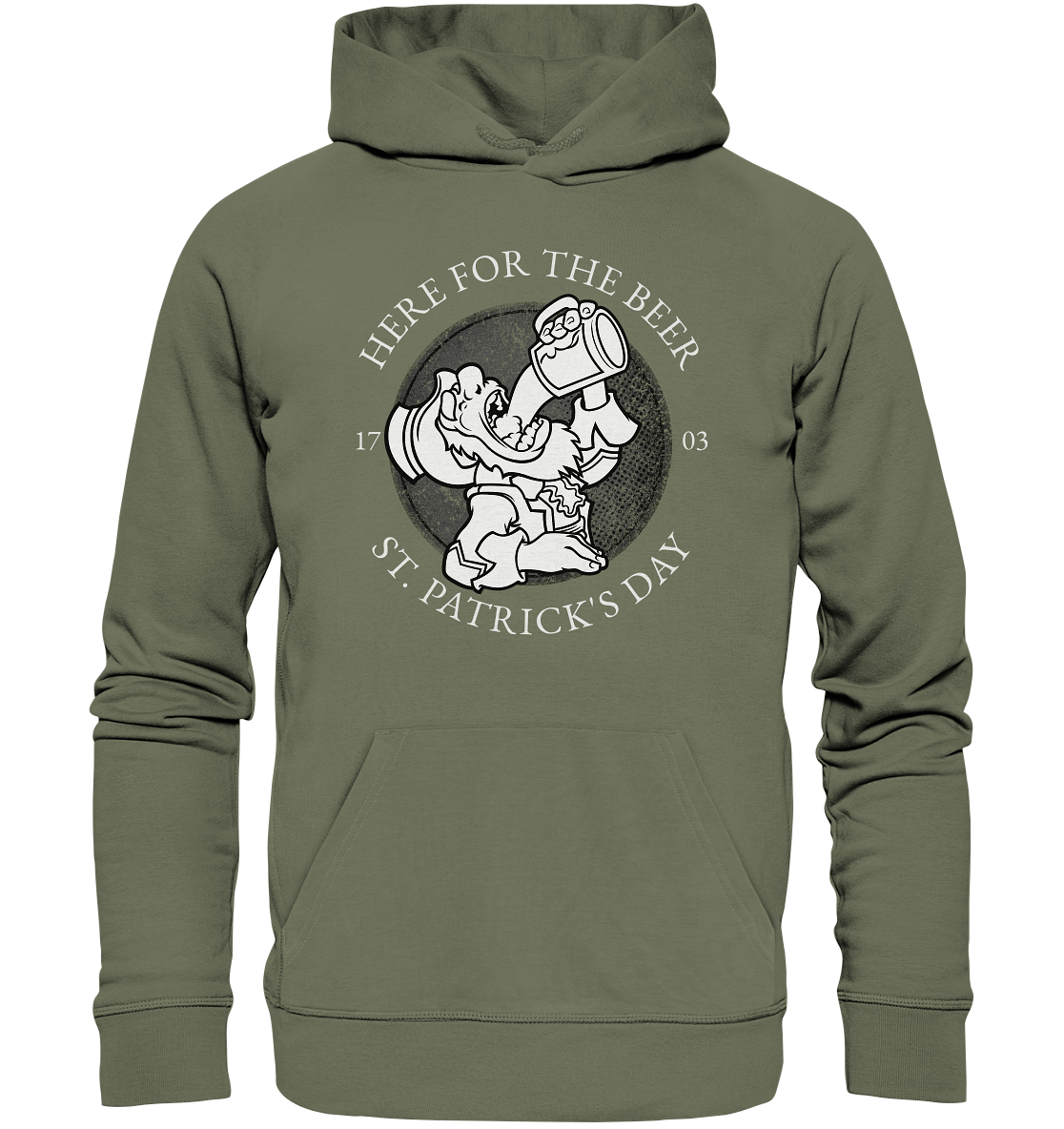 Here For The Beer "St. Patrick's Day" - Premium Unisex Hoodie