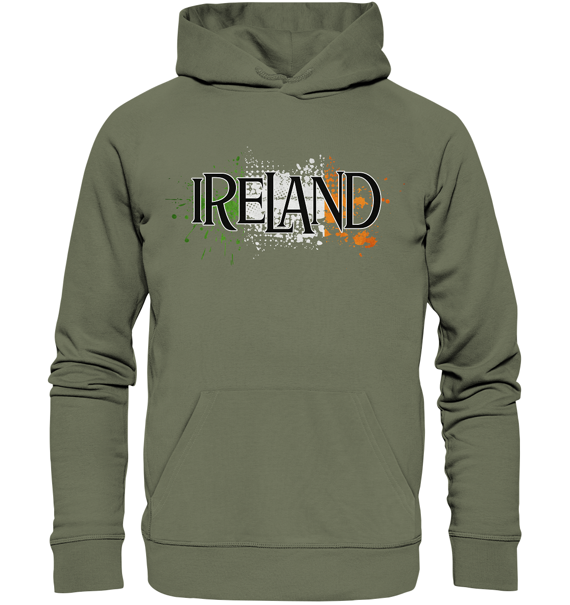 Ireland "Flag Splatter" - Premium Unisex Hoodie