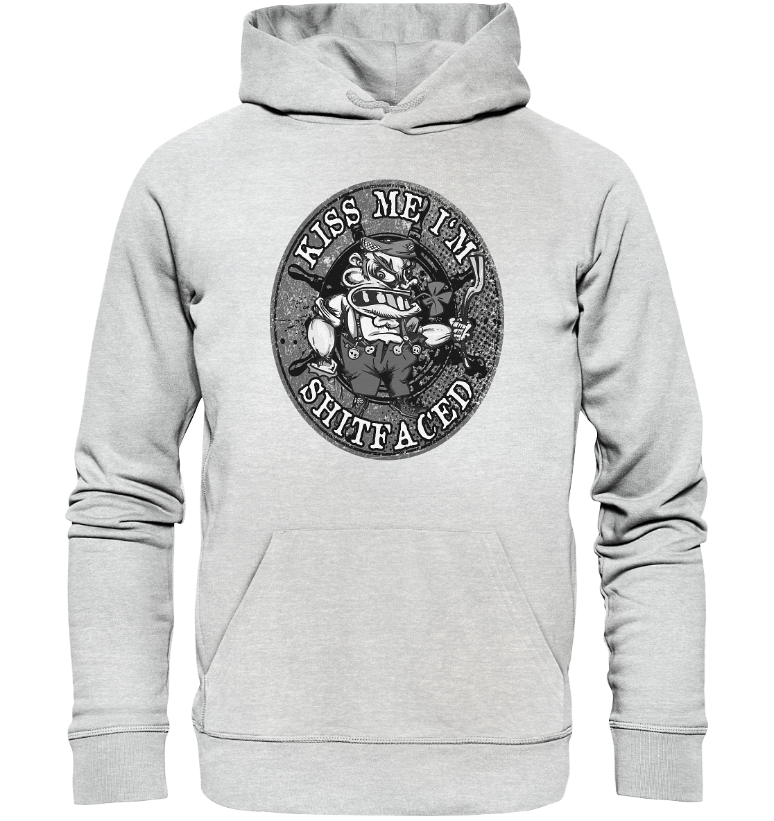 Kiss Me I'm Shitfaced - Premium Unisex Hoodie