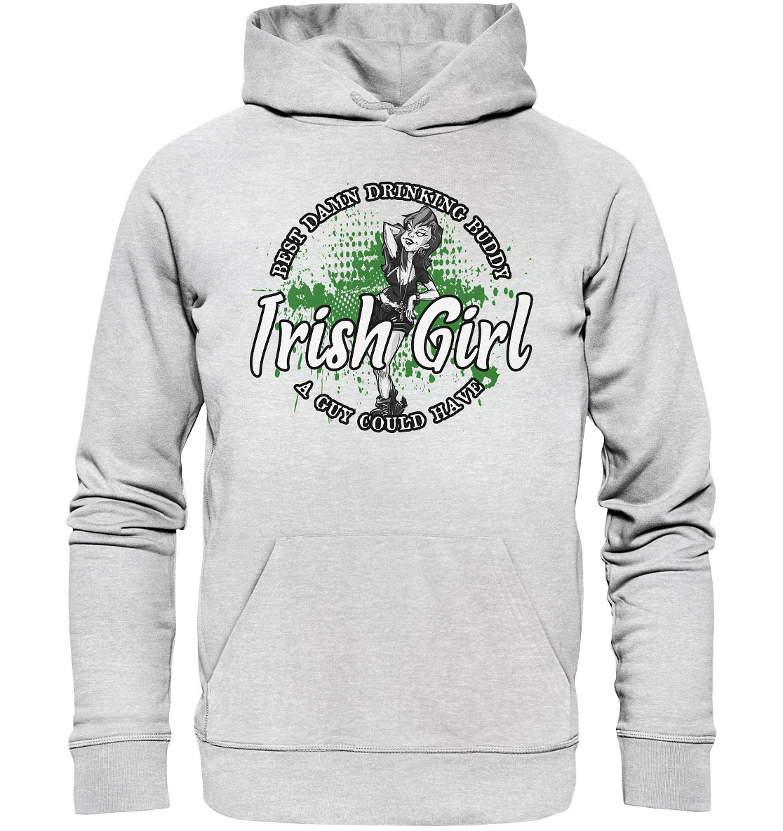 Irish Girl "Drinking Buddy" - Premium Unisex Hoodie