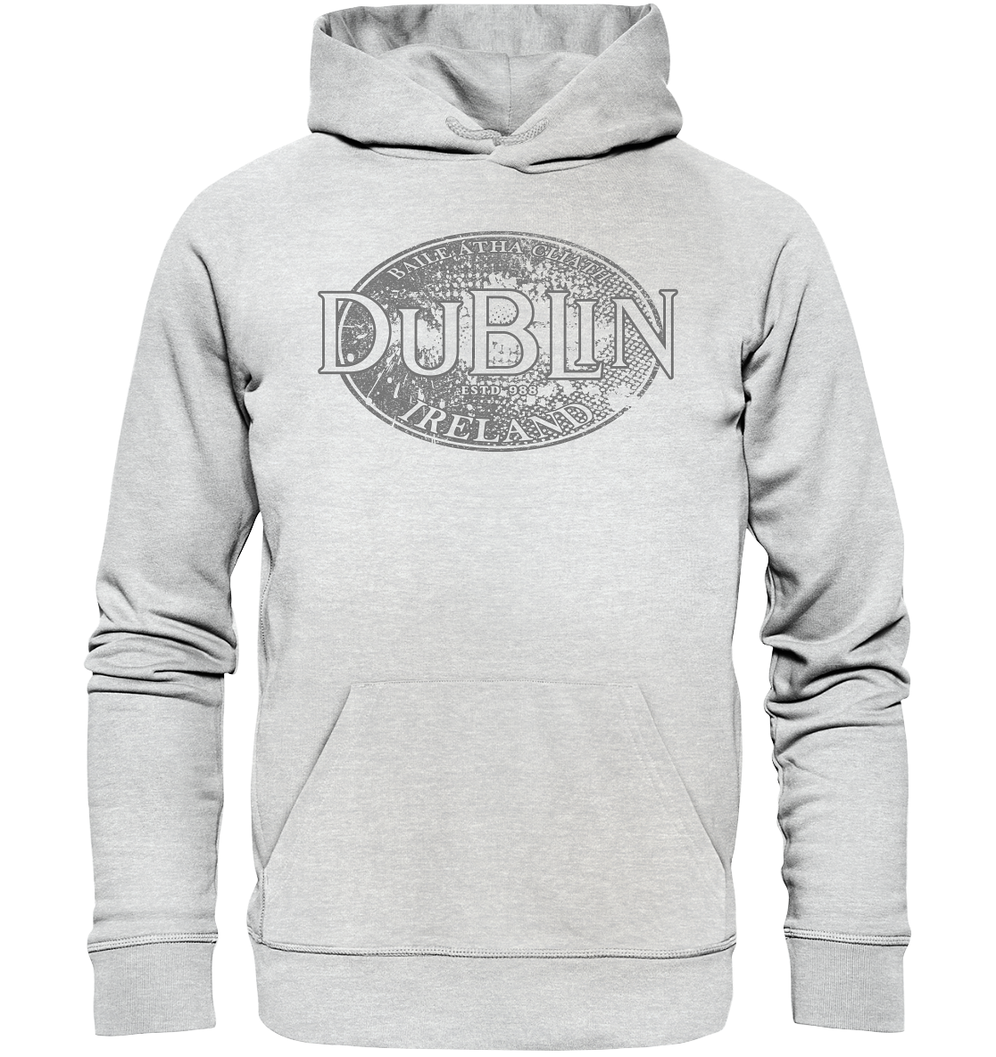 Dublin "Ireland / Baile Átha Cliath / Estd 988" - Premium Unisex Hoodie
