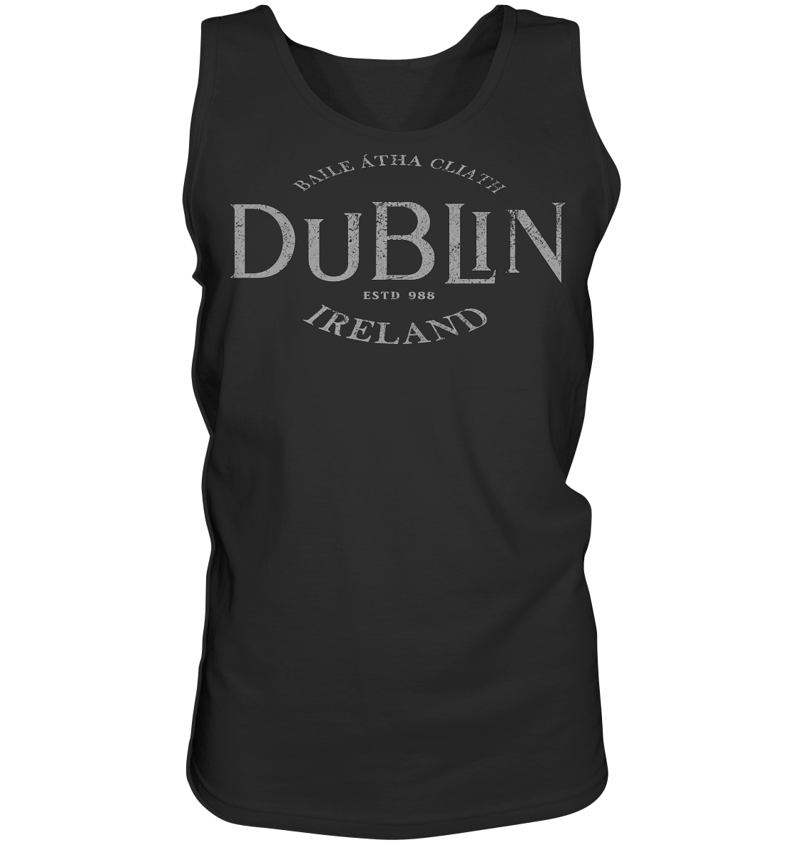 Dublin "Ireland / Baile Átha Cliath / Estd 988" - Tank-Top