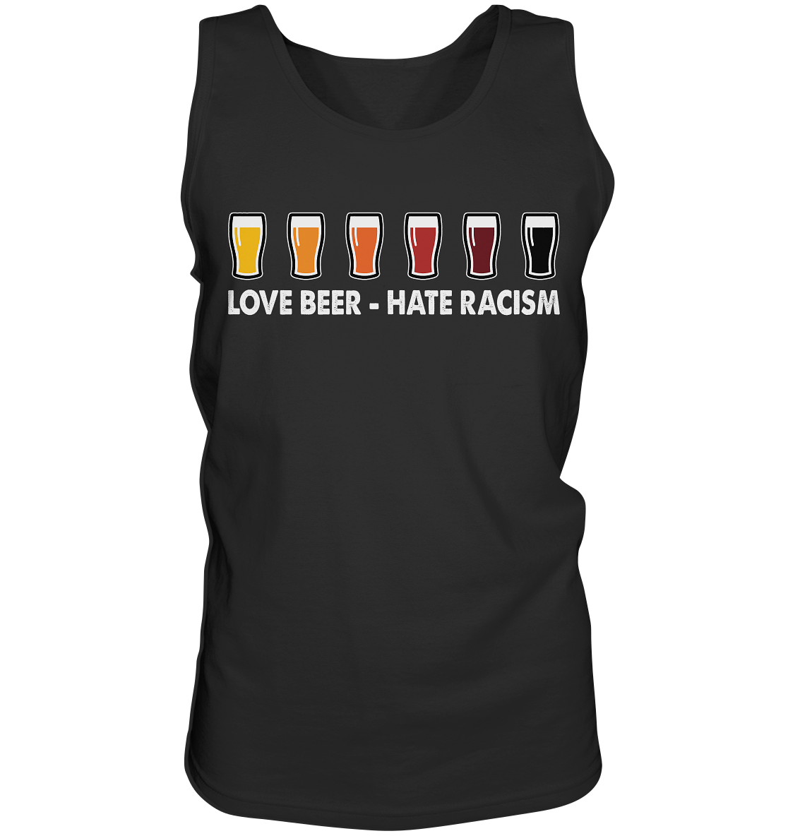 Love Beer - Hate Racism - Tank-Top