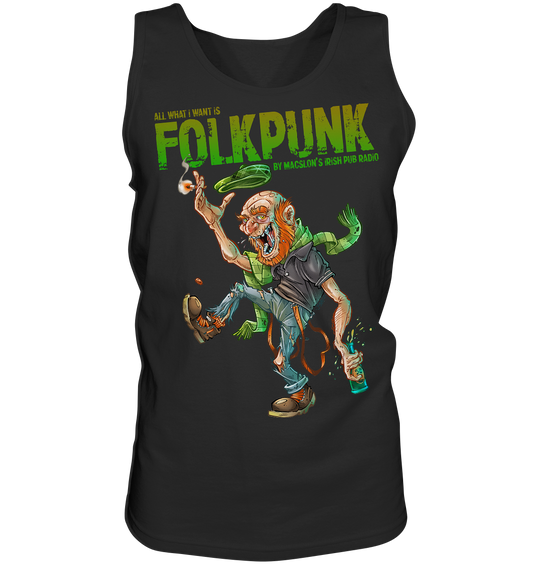 All What I Want Is "Folkpunk" - Tank-Top