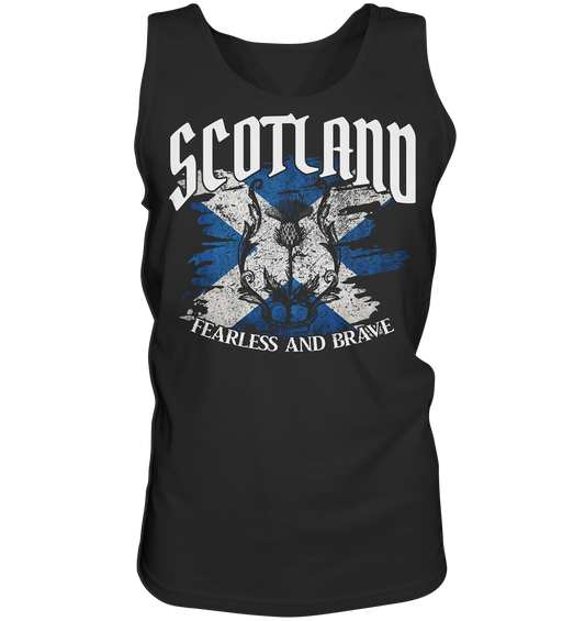 Scotland "Fearless and Brave / Splatter" - Tank-Top