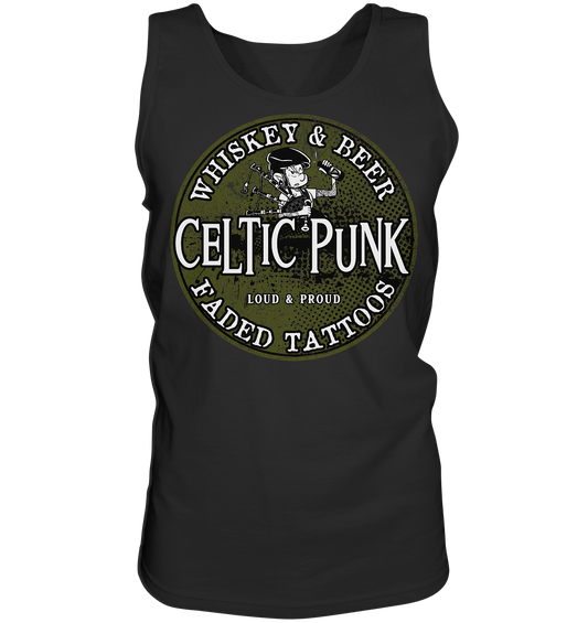 Celtic Punk "Whiskey, Beer & Faded Tattoos" - Tank-Top