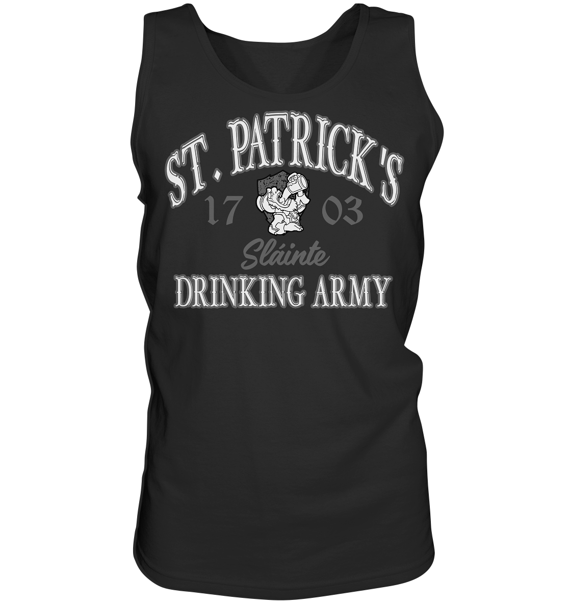 St. Patrick's Drinking Army "Sláinte" - Tank-Top