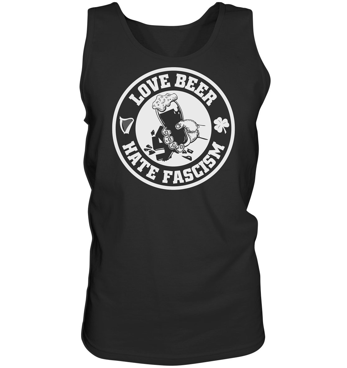 Love Beer - Hate Fascism - Tank-Top