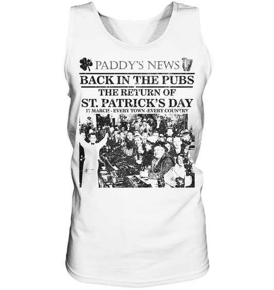 Back In The Pubs "The Return Of St. Patrick's Day" - Tank-Top