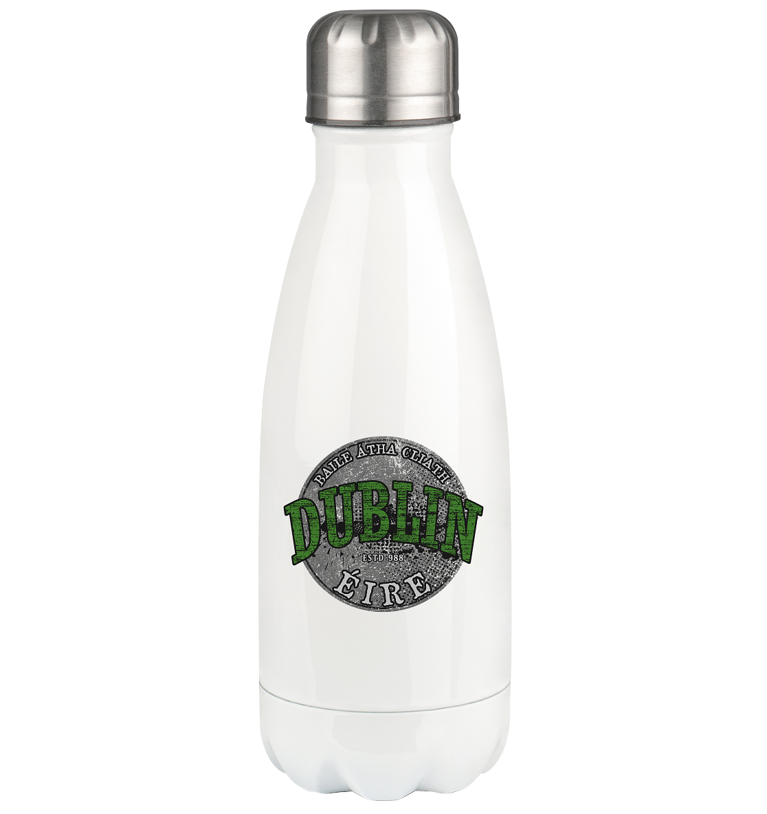 Dublin "Estd 988 / Baile Átha Cliath / Éire" - Thermoflasche 350ml