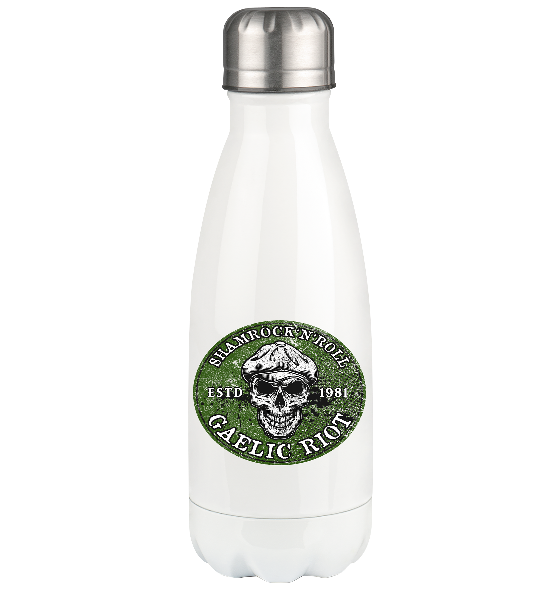 Shamrock And Roll "Skull / Gaelic Riot" - Thermoflasche 350ml