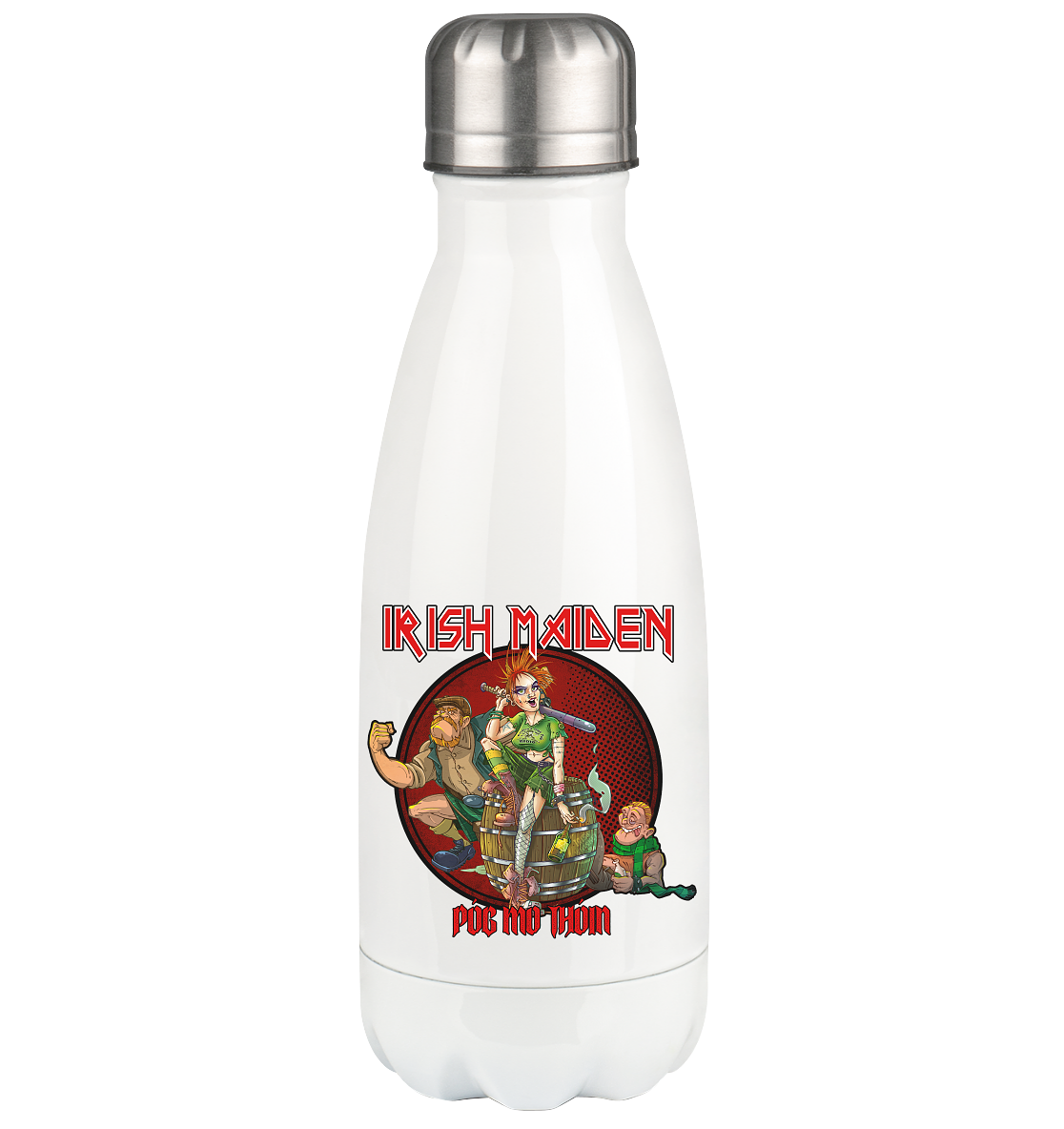 Póg Mo Thóin Streetwear "Irish Maiden" - Thermoflasche 350ml