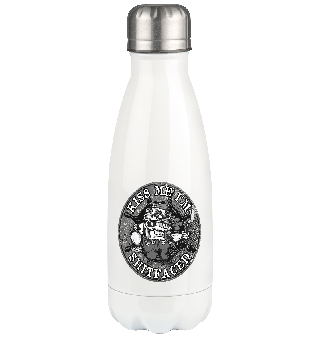Kiss Me I'm Shitfaced - Thermoflasche 350ml