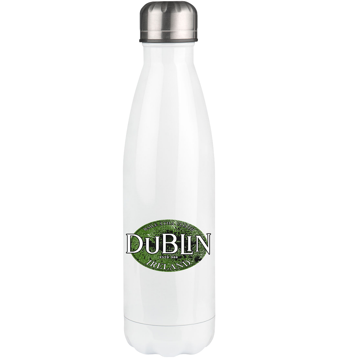 Dublin "Ireland / Baile Átha Cliath / Estd 988" - Thermoflasche 500ml