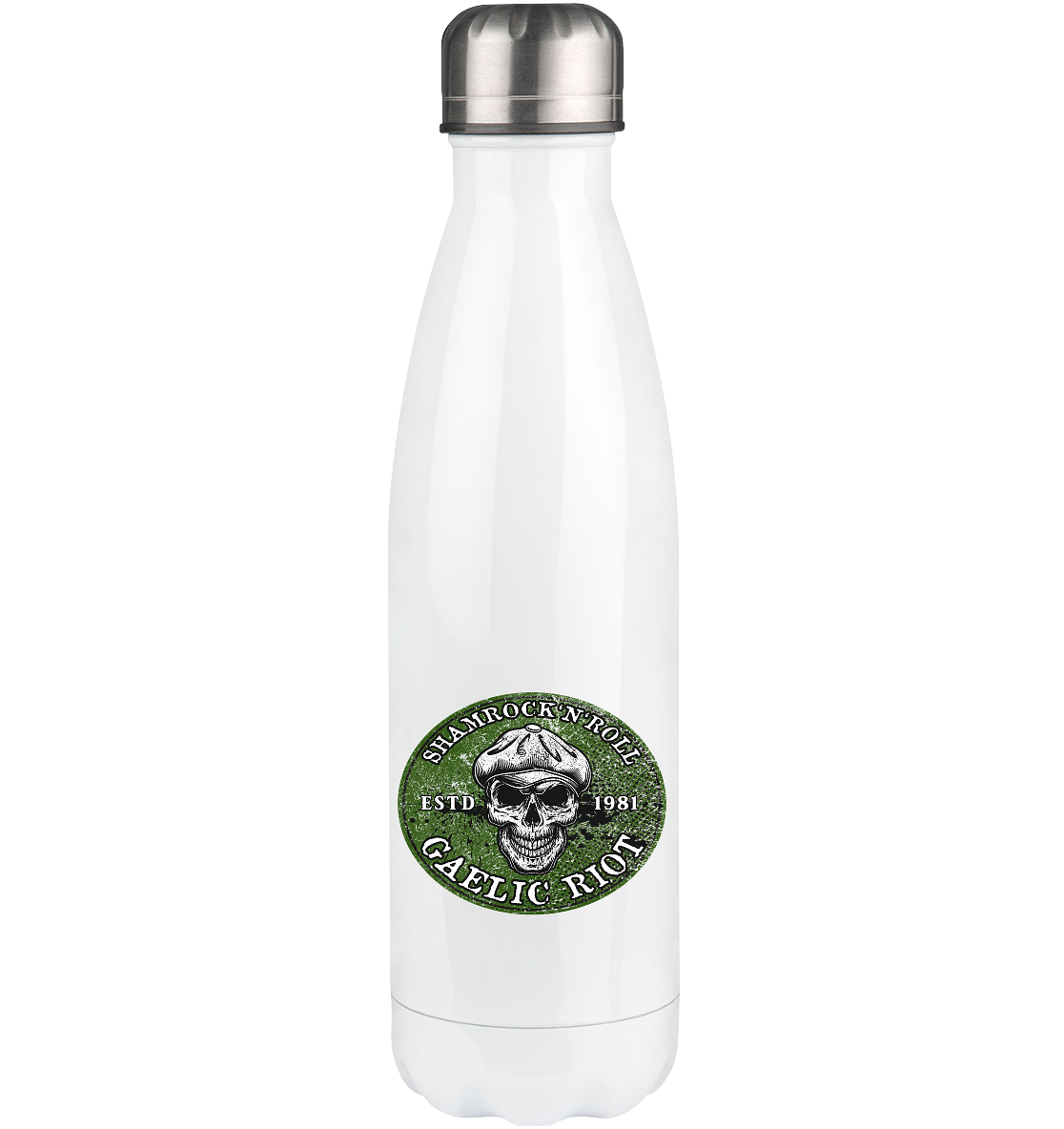 Shamrock And Roll "Skull / Gaelic Riot" - Thermoflasche 500ml