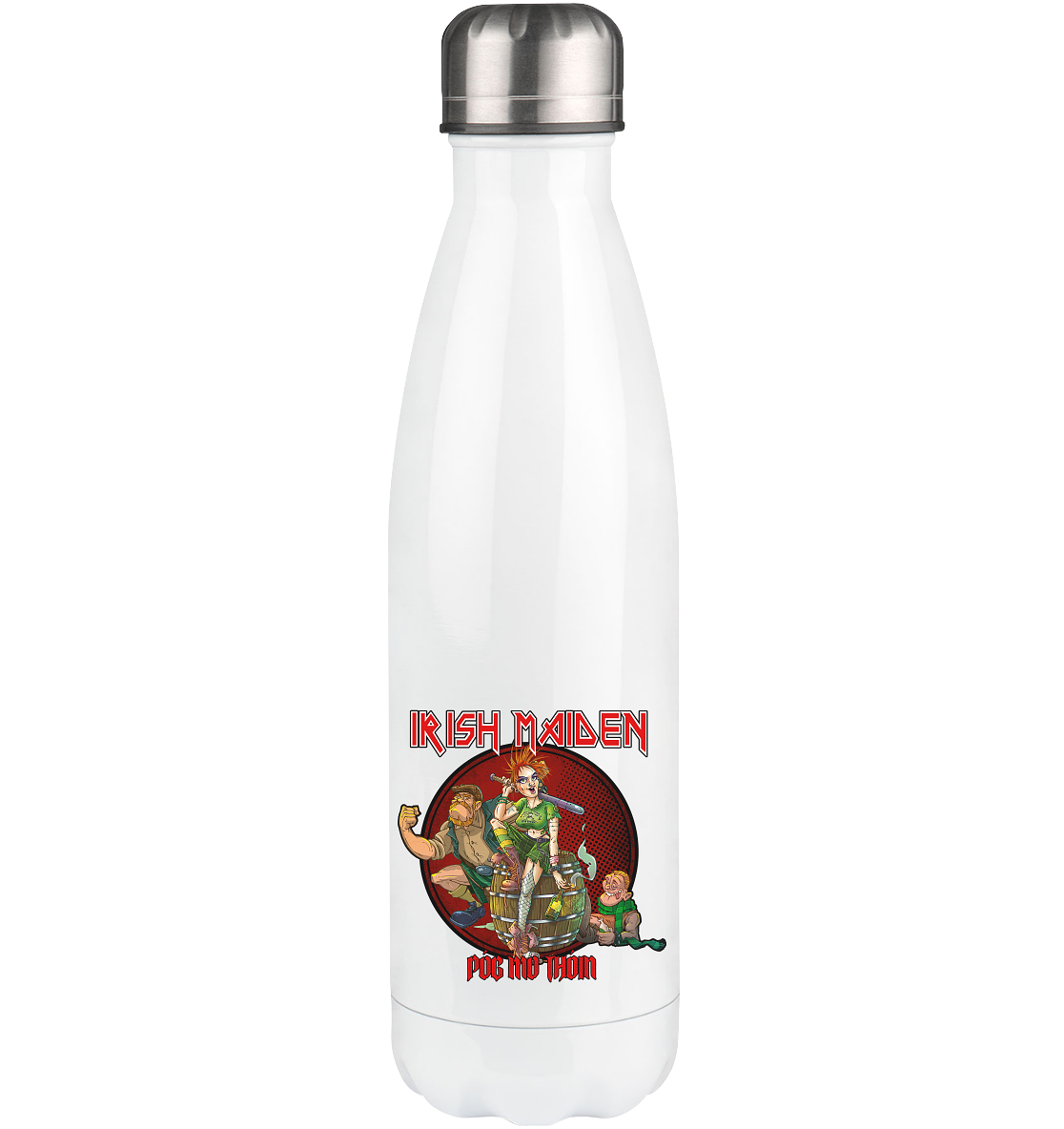 Póg Mo Thóin Streetwear "Irish Maiden" - Thermoflasche 500ml